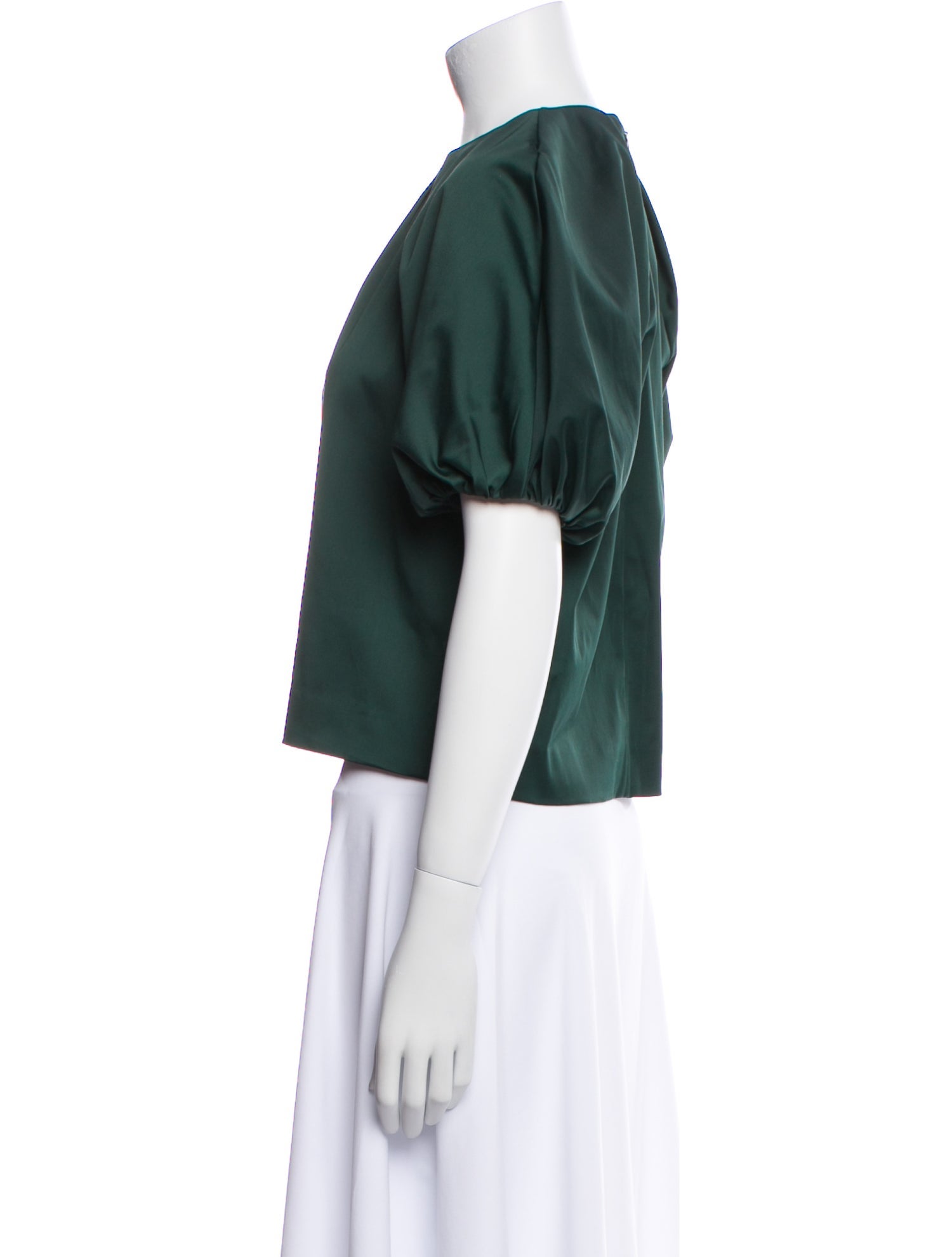 Goop G. Label Crew Neck Short Sleeve Crop Top