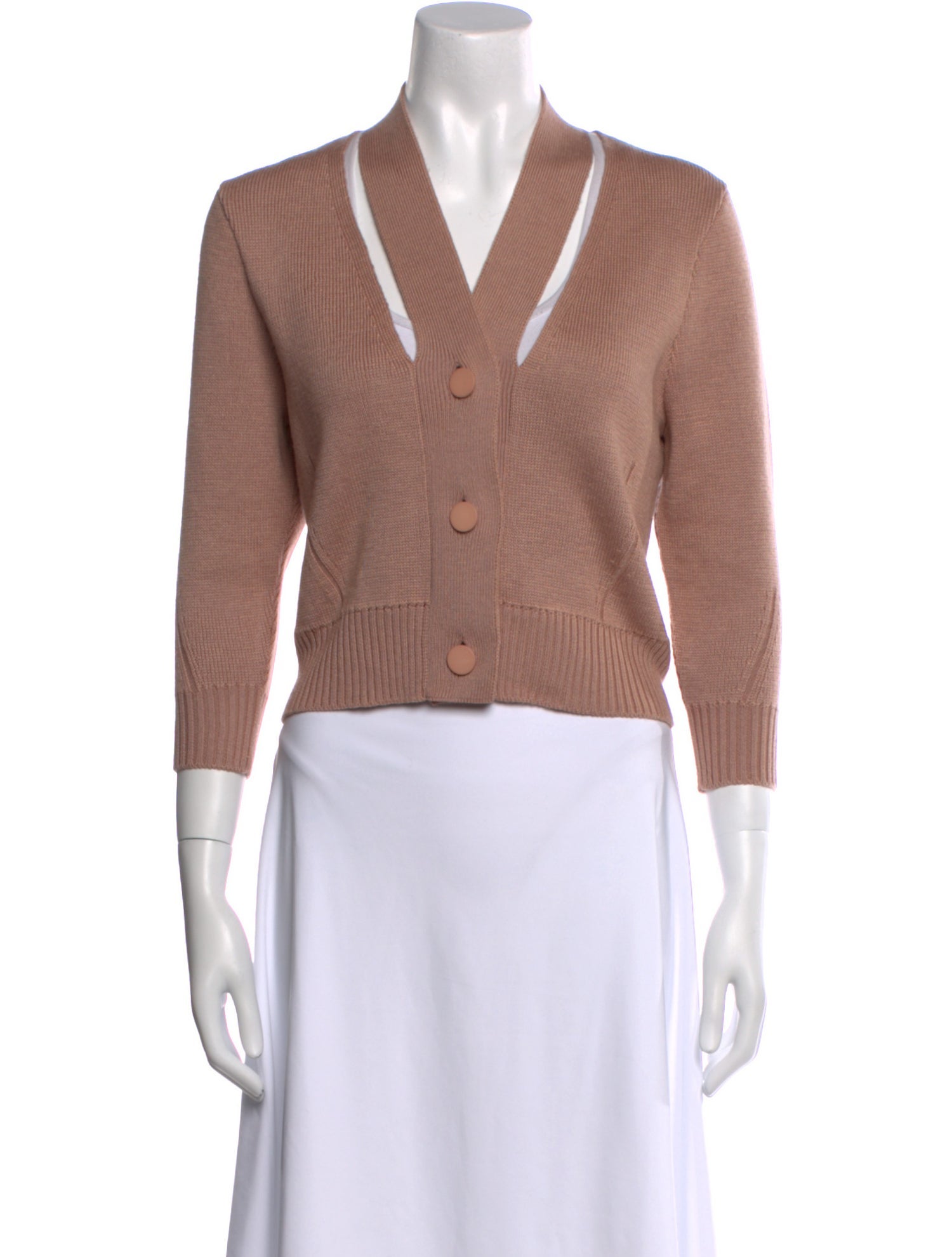 Goop G. Label Virgin Wool V-Neck Sweater