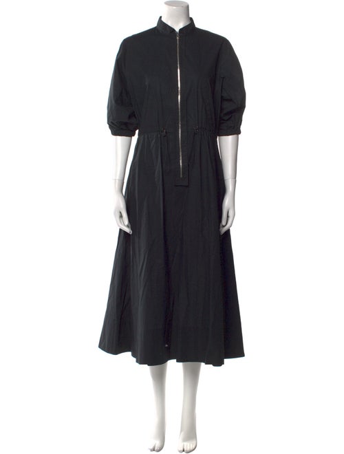 Goop G. Label Mock Neck Midi Length Dress