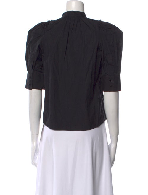 Goop G. Label V-Neck Three-Quarter Sleeve Crop Top