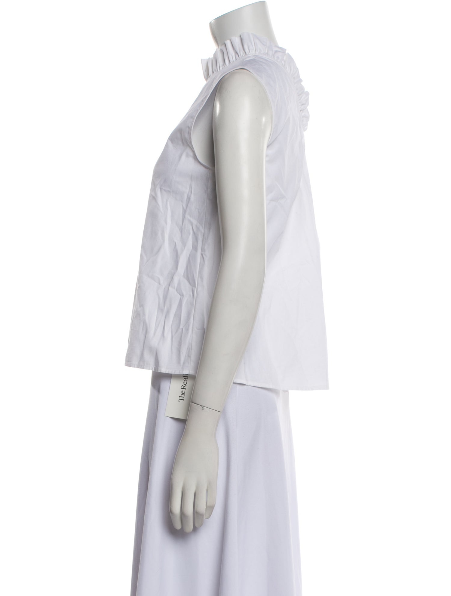 Goop G. Label Mock Neck Sleeveless Top