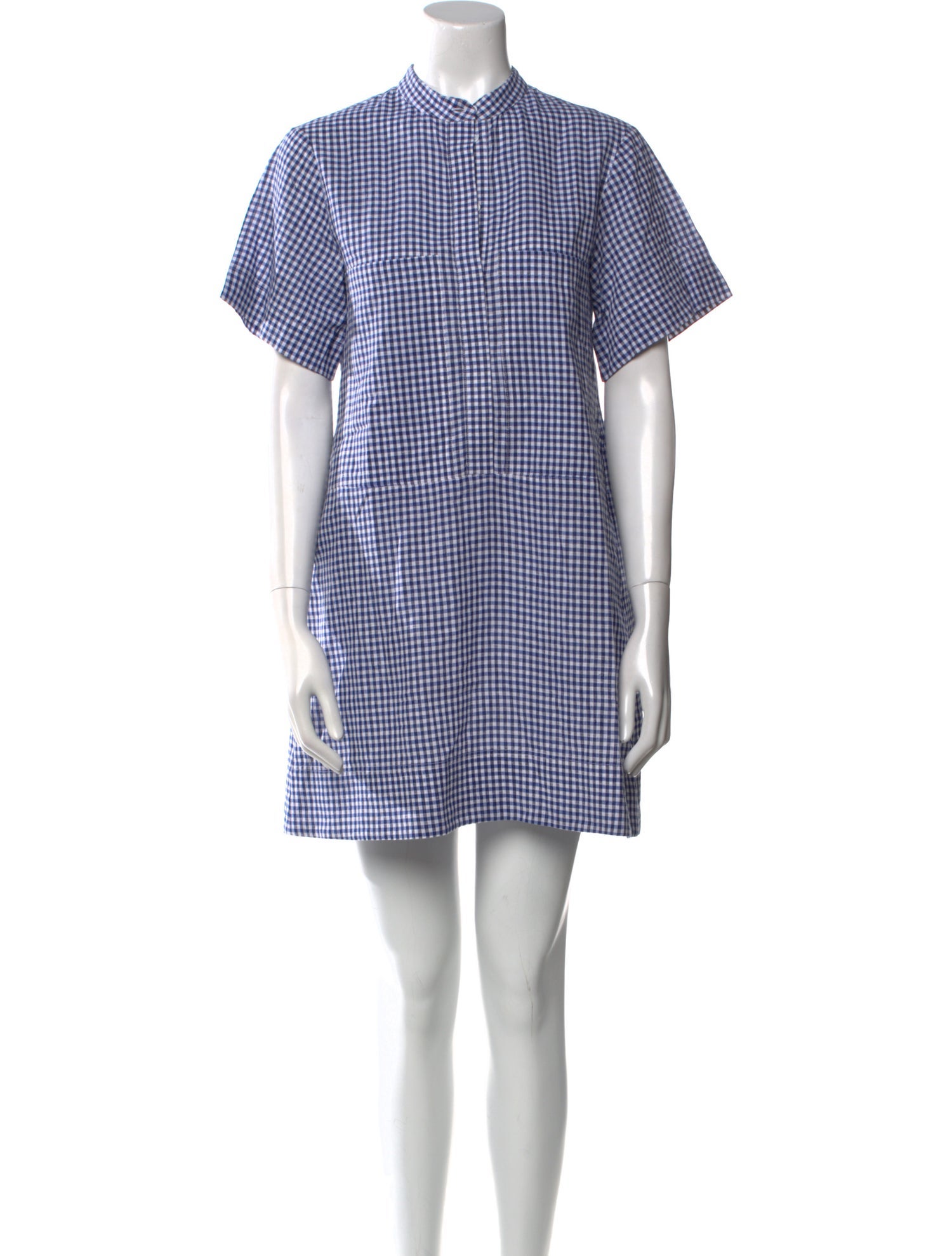 Goop G. Label Plaid Print Mini Dress