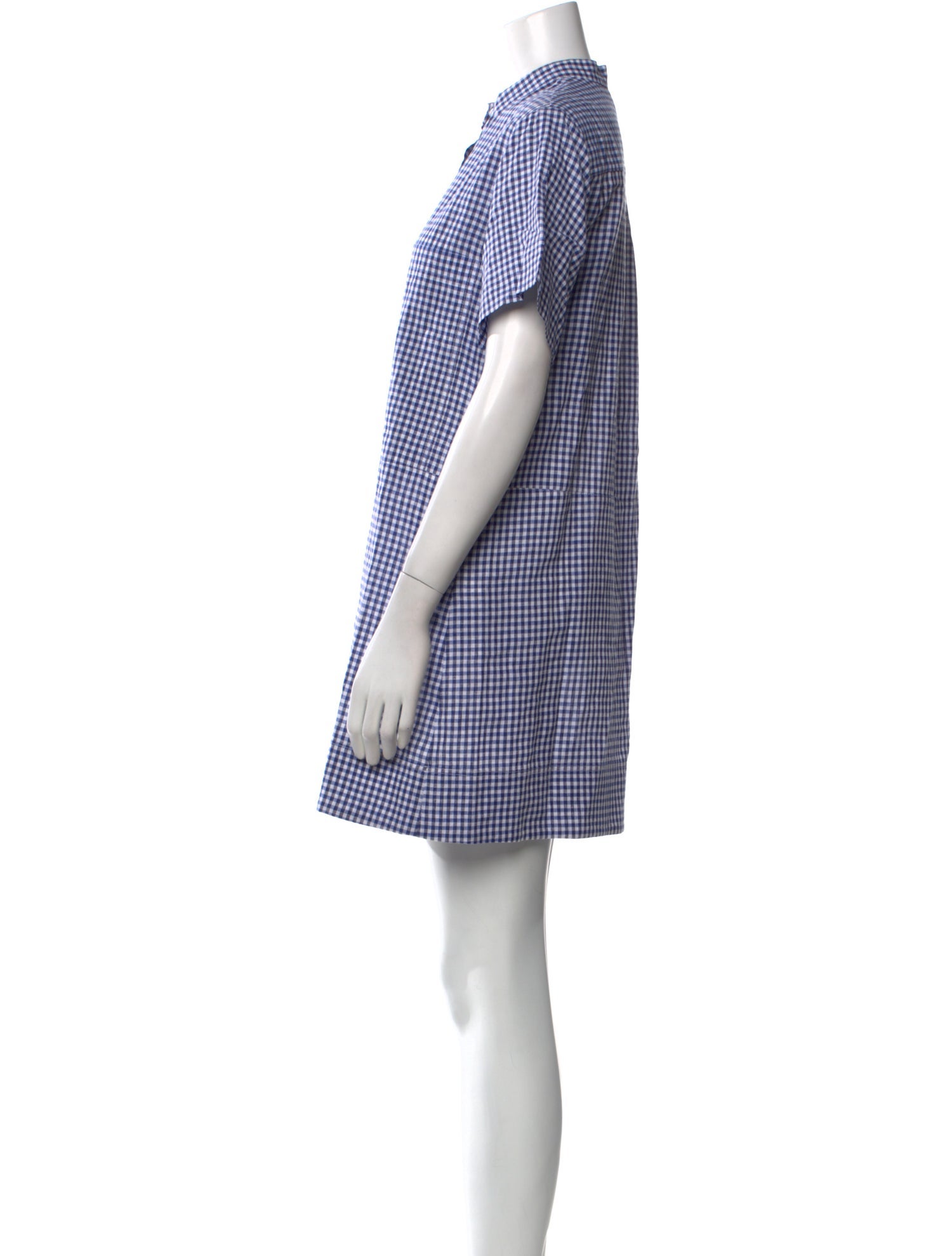 Goop G. Label Plaid Print Mini Dress