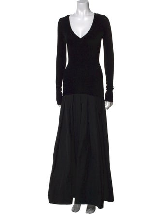 Goop G. Label V-Neck Long Dress
