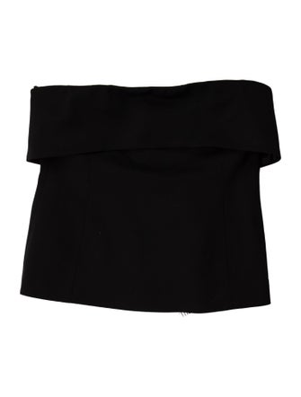 Goop G. Label Strapless Crop Top