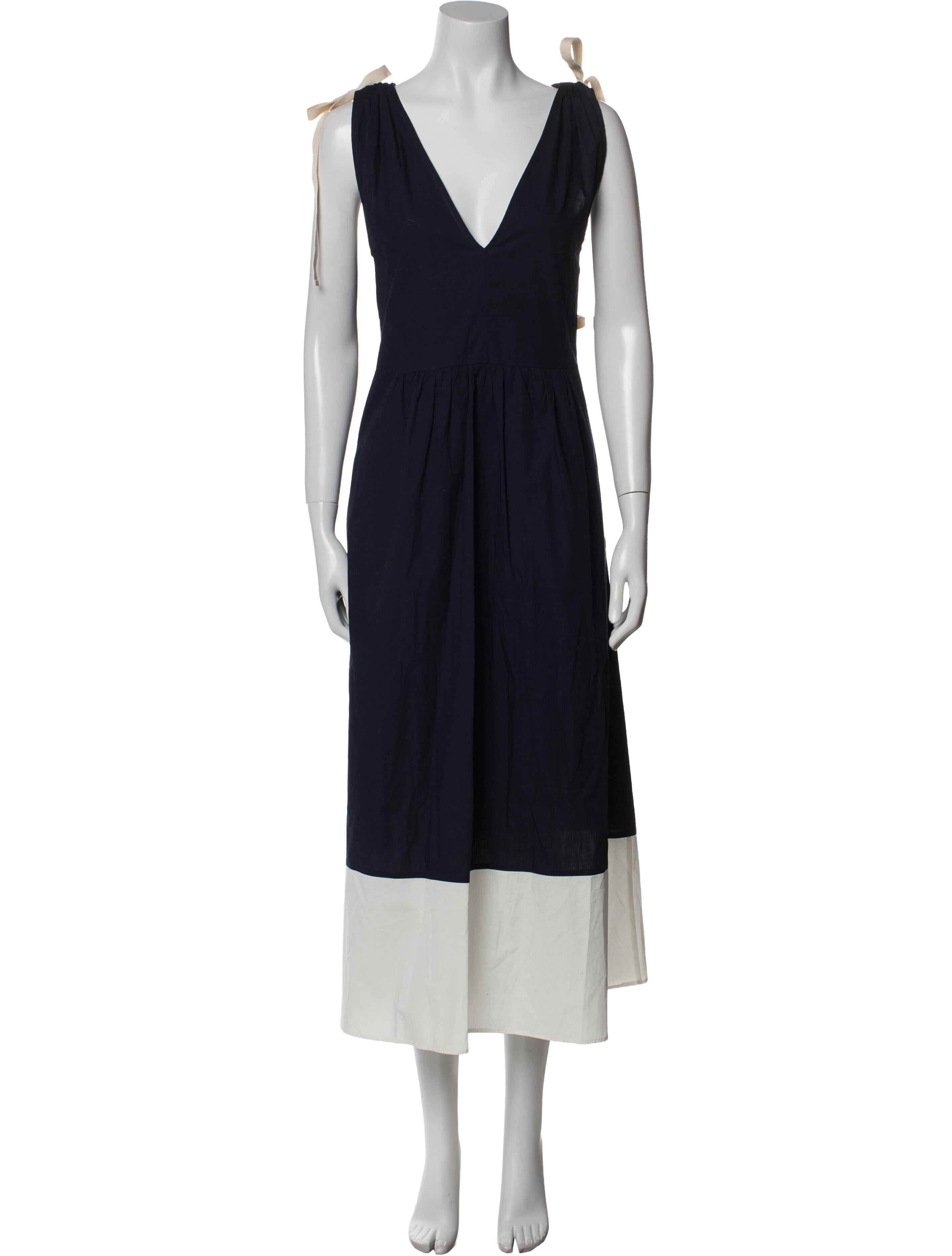 Goop G. Label V-Neck Long Dress