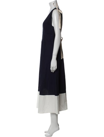 Goop G. Label V-Neck Long Dress