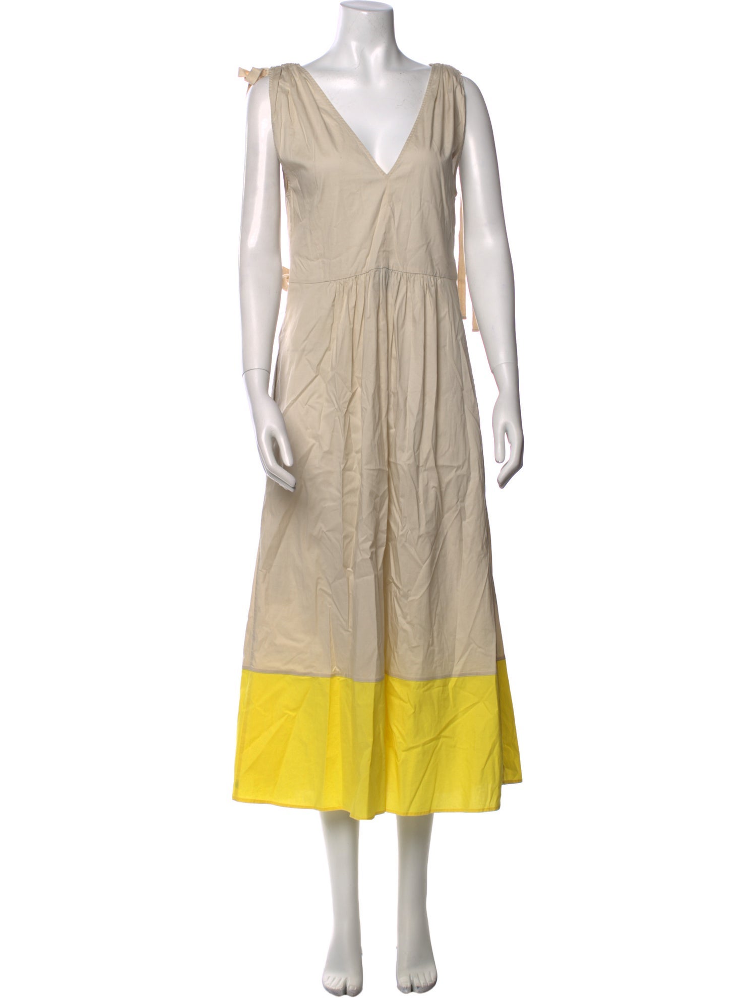 Goop G. Label V-Neck Long Dress