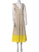 Goop G. Label V-Neck Long Dress
