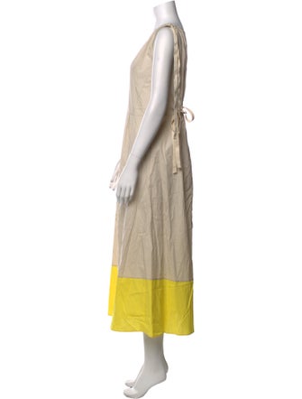 Goop G. Label V-Neck Long Dress