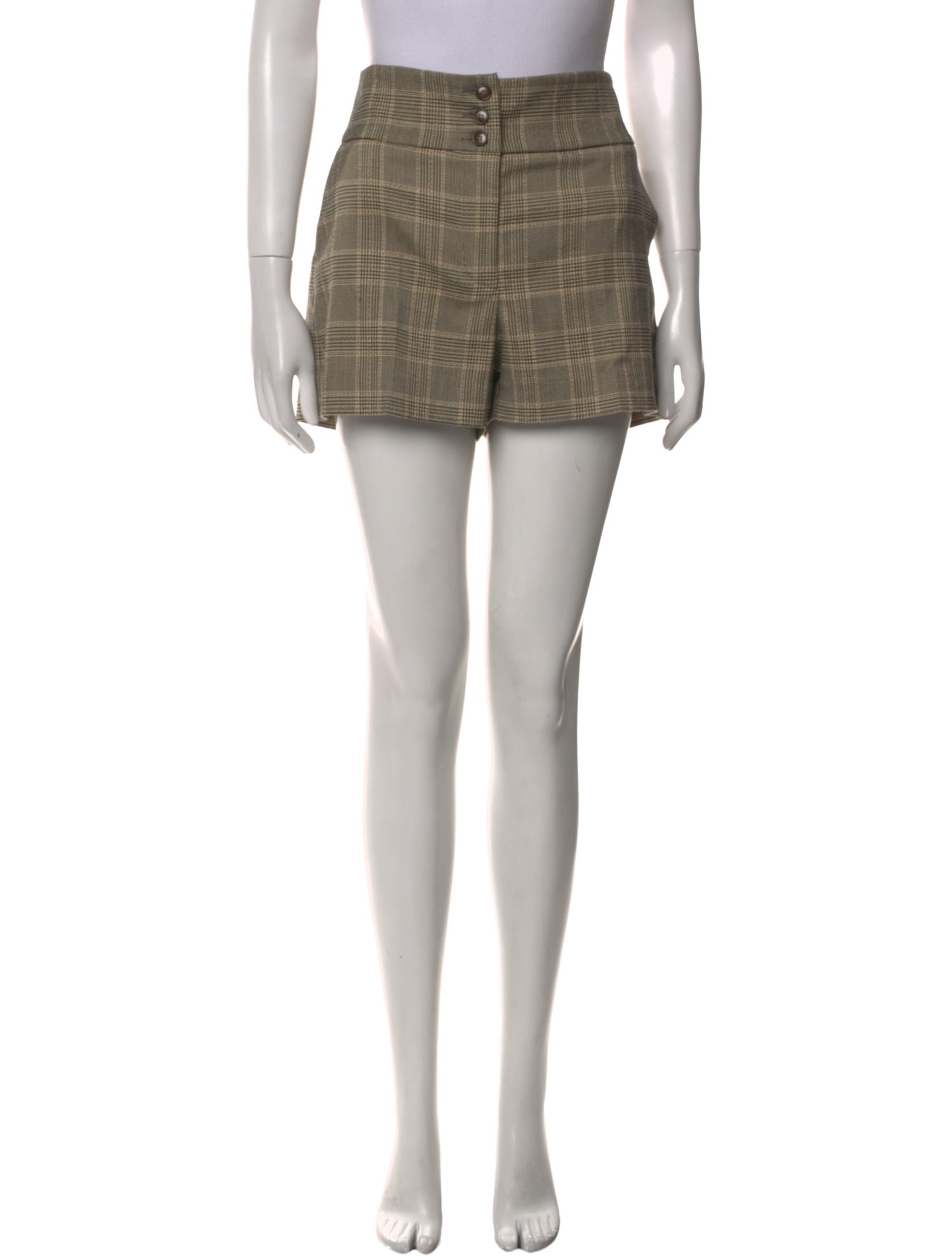 Goop G. Label Plaid Print Mini Shorts w/ Tags