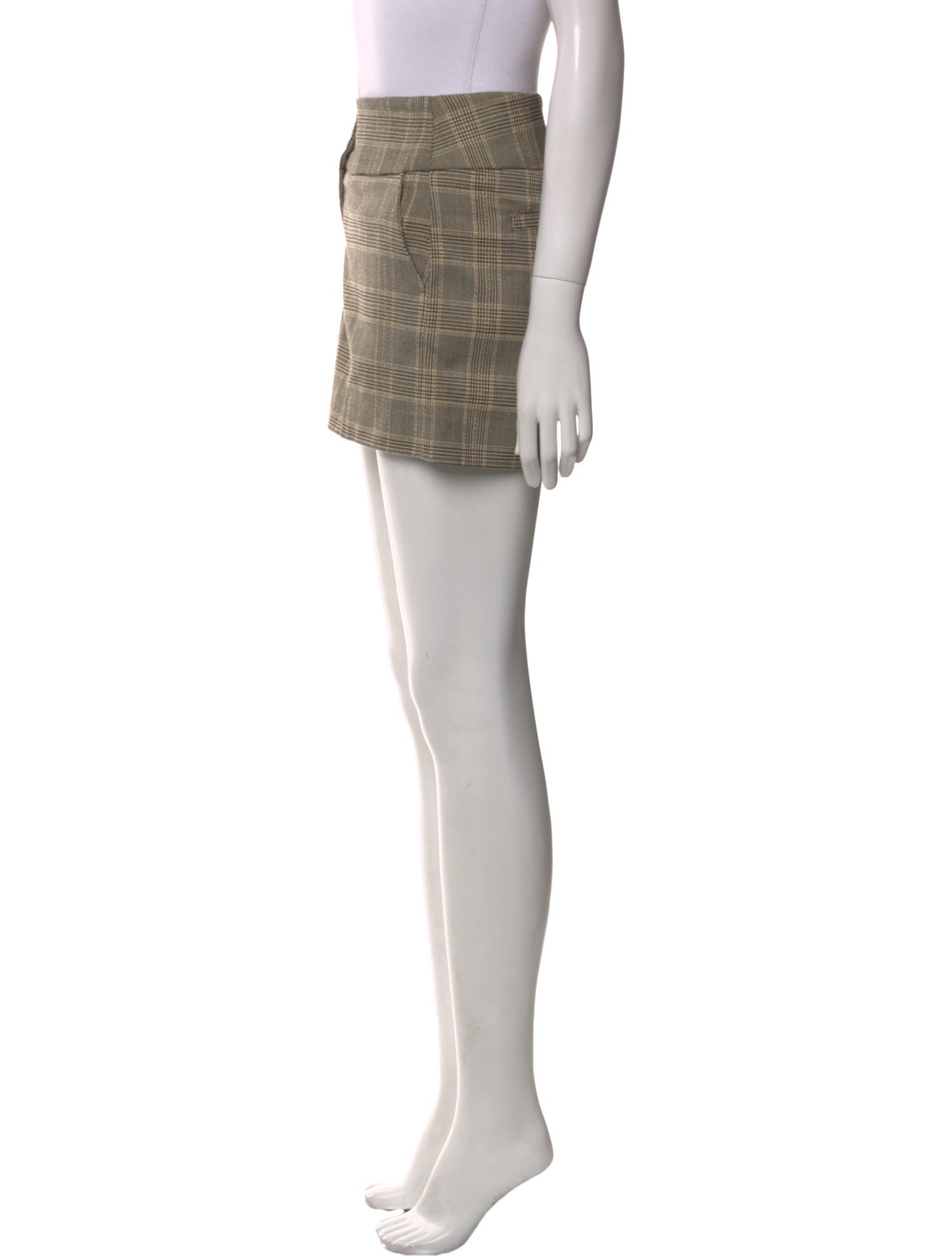 Goop G. Label Plaid Print Mini Shorts w/ Tags