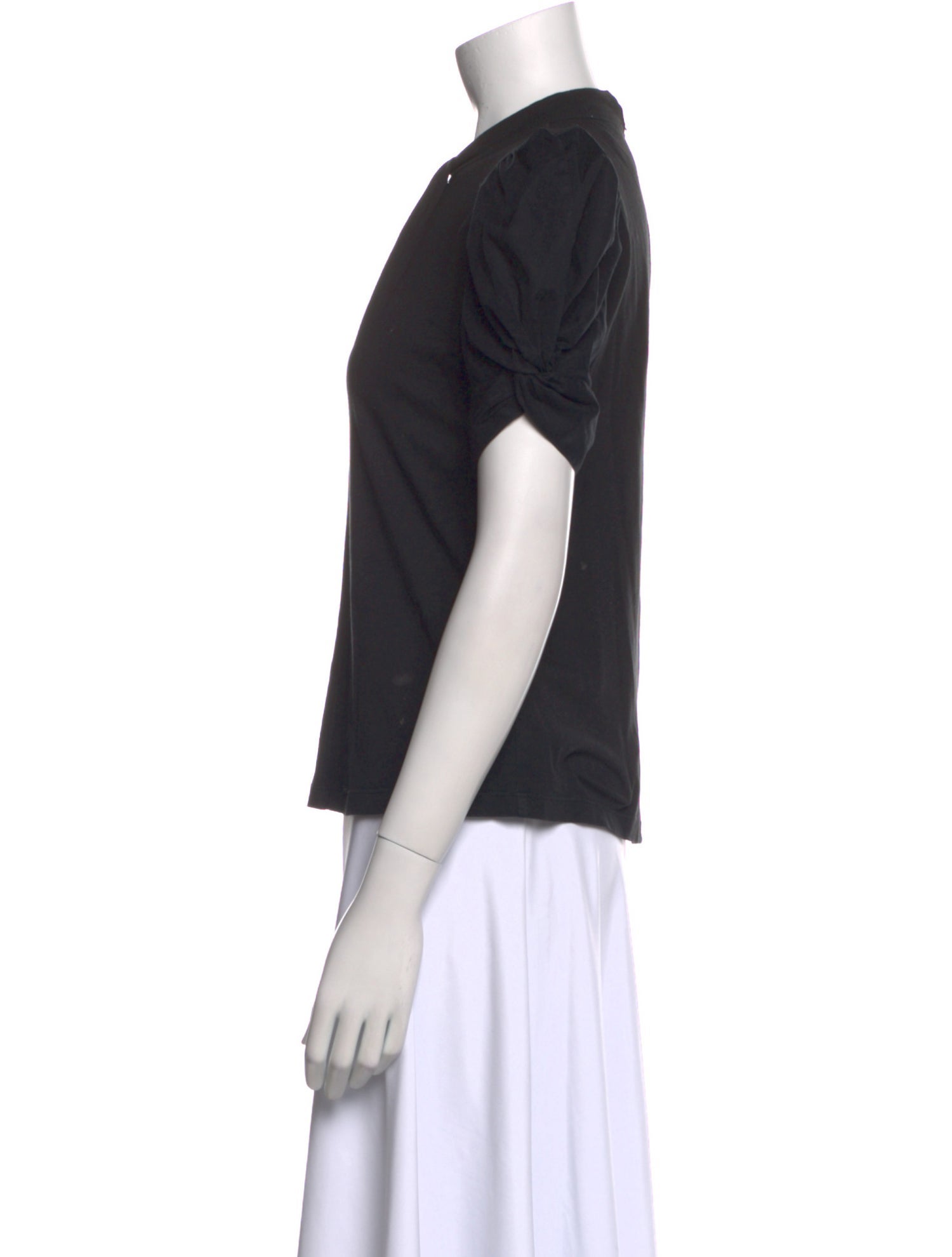 Goop G. Label Mock Neck Short Sleeve Top