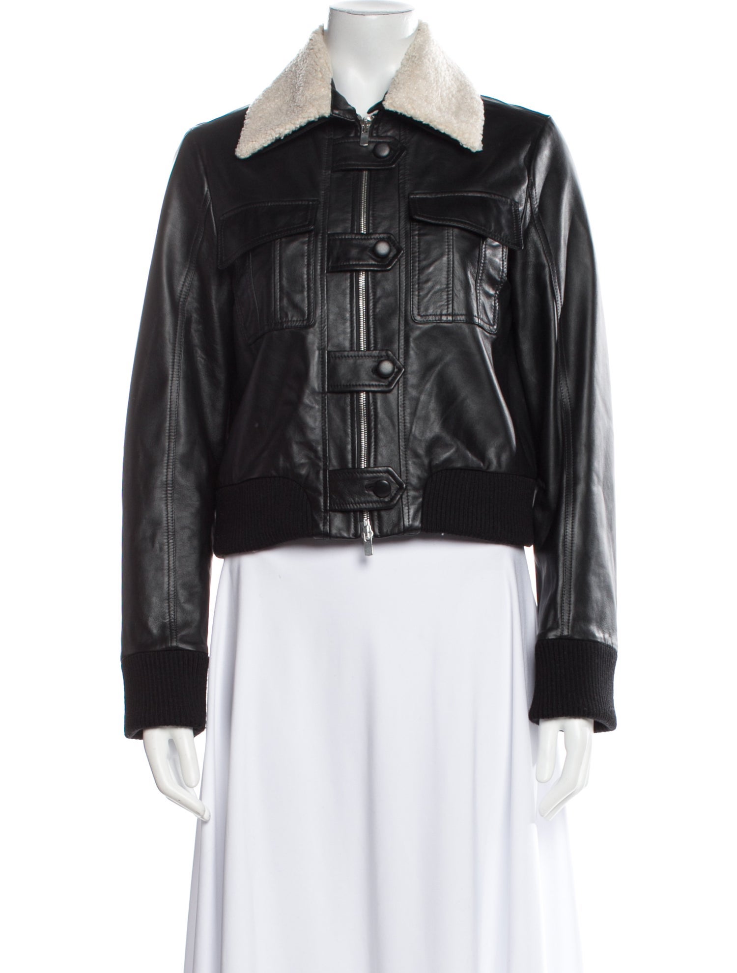 Goop G. Label Leather Biker Jacket