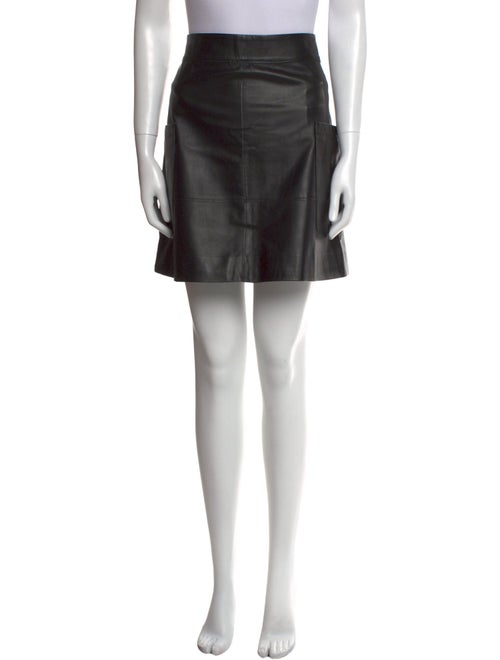 Goop G. Label Leather Mini Skirt