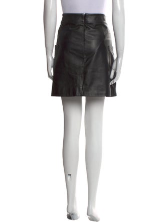 Goop G. Label Leather Mini Skirt