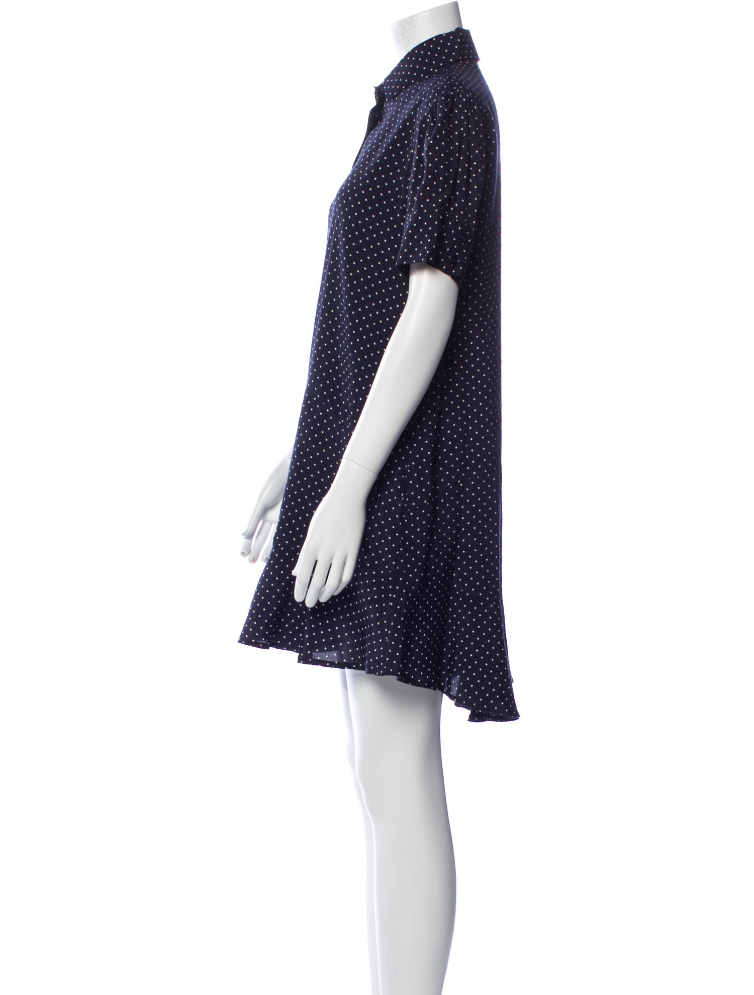 Goop G. Label Polka Dot Print Knee-Length Dress