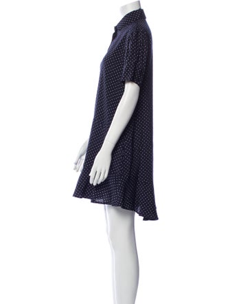 Goop G. Label Polka Dot Print Knee-Length Dress