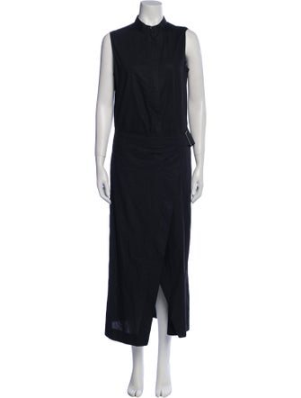 Goop G. Label Mock Neck Long Dress