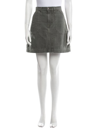 Goop G. Label Distressed Accents Mini Skirt