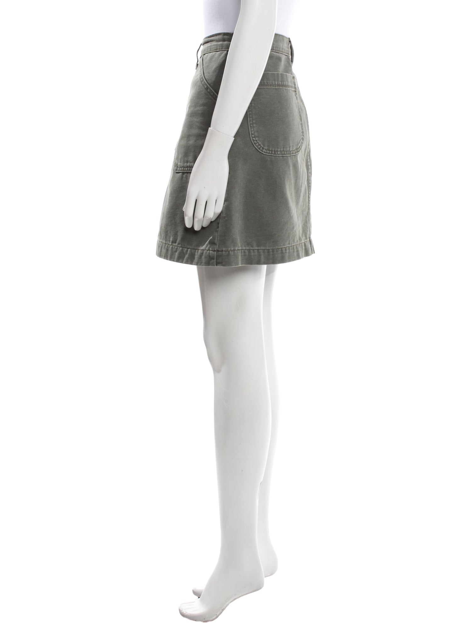 Goop G. Label Distressed Accents Mini Skirt