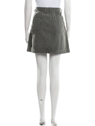 Goop G. Label Distressed Accents Mini Skirt