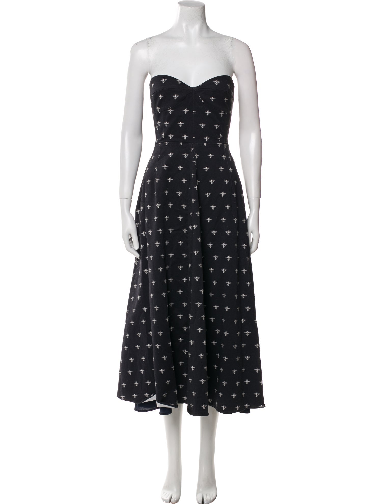 Goop G. Label Polka Dot Print Midi Length Dress
