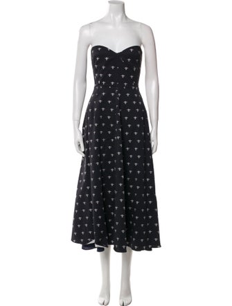 Goop G. Label Polka Dot Print Midi Length Dress