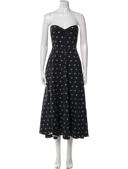 Goop G. Label Polka Dot Print Midi Length Dress