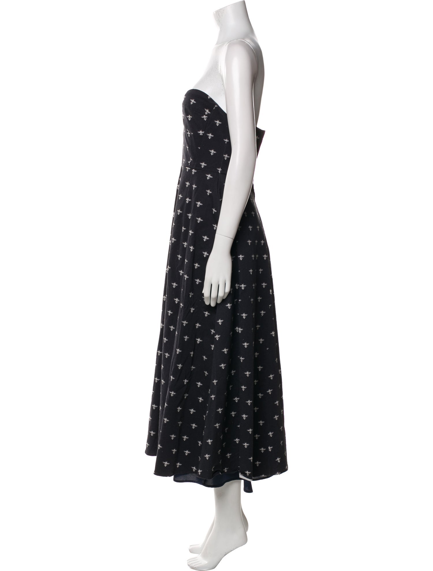 Goop G. Label Polka Dot Print Midi Length Dress