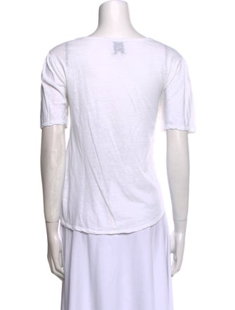 Goop G. Label Bateau Neckline Short Sleeve T-Shirt