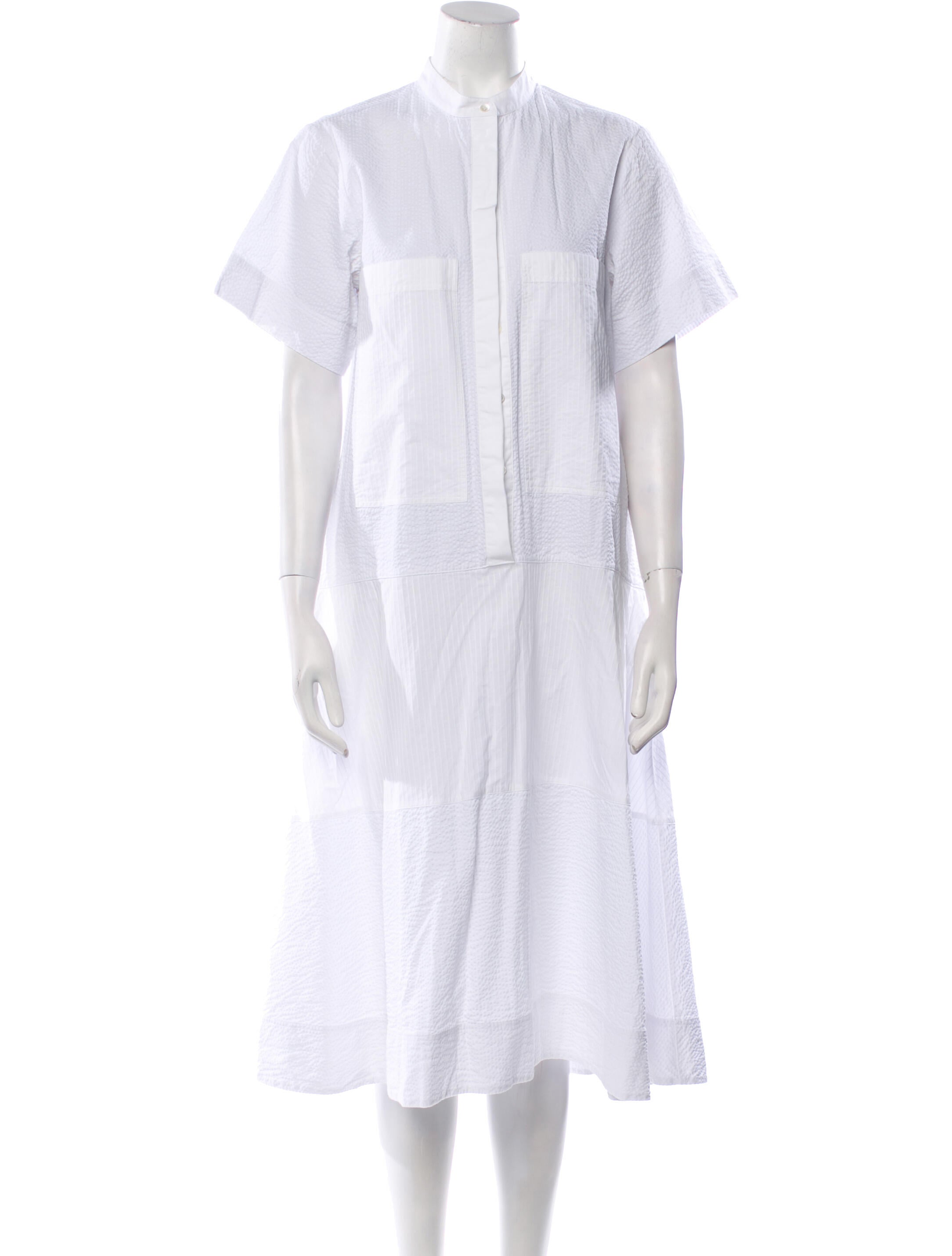 Goop G. Label Mock Neck Midi Length Dress