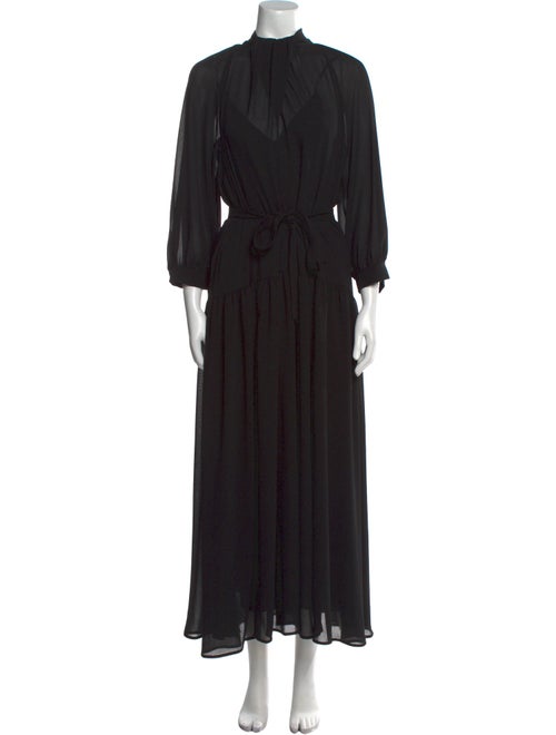 Goop G. Label Mock Neck Long Dress