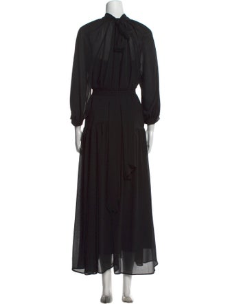 Goop G. Label Mock Neck Long Dress