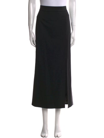 Goop G. Label Pleated Accents Midi Length Skirt