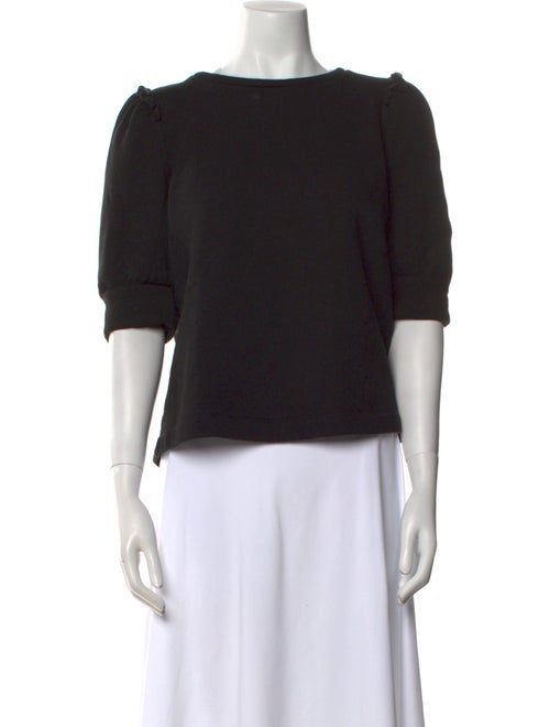 Goop G. Label Bateau Neckline Three-Quarter Sleeve Top