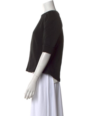 Goop G. Label Bateau Neckline Three-Quarter Sleeve Top