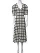 Goop G. Label Plaid Print Long Dress