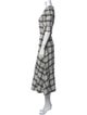 Goop G. Label Plaid Print Long Dress