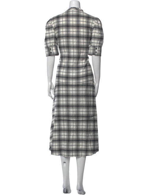 Goop G. Label Plaid Print Long Dress