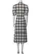 Goop G. Label Plaid Print Long Dress
