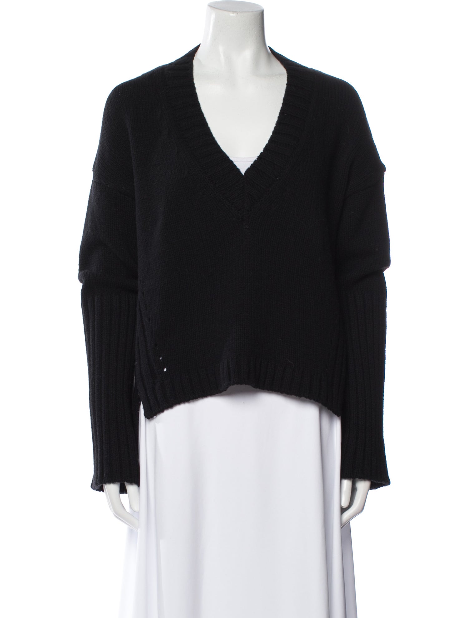 Goop G. Label Virgin Wool V-Neck Sweater