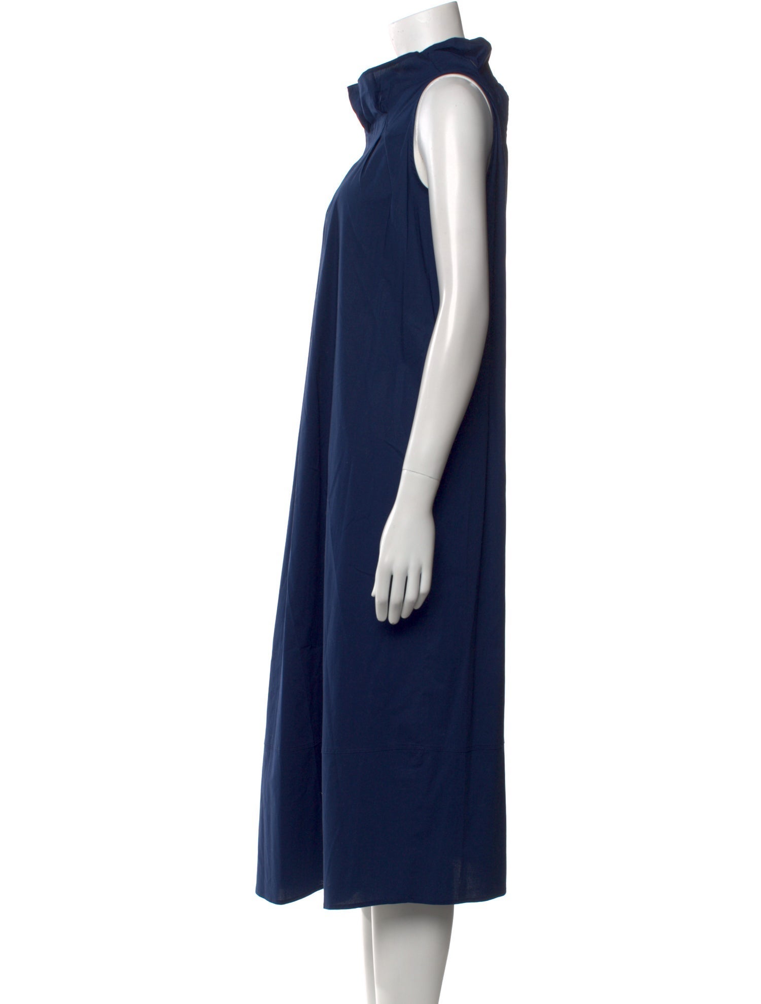 Goop G. Label Mock Neck Midi Length Dress