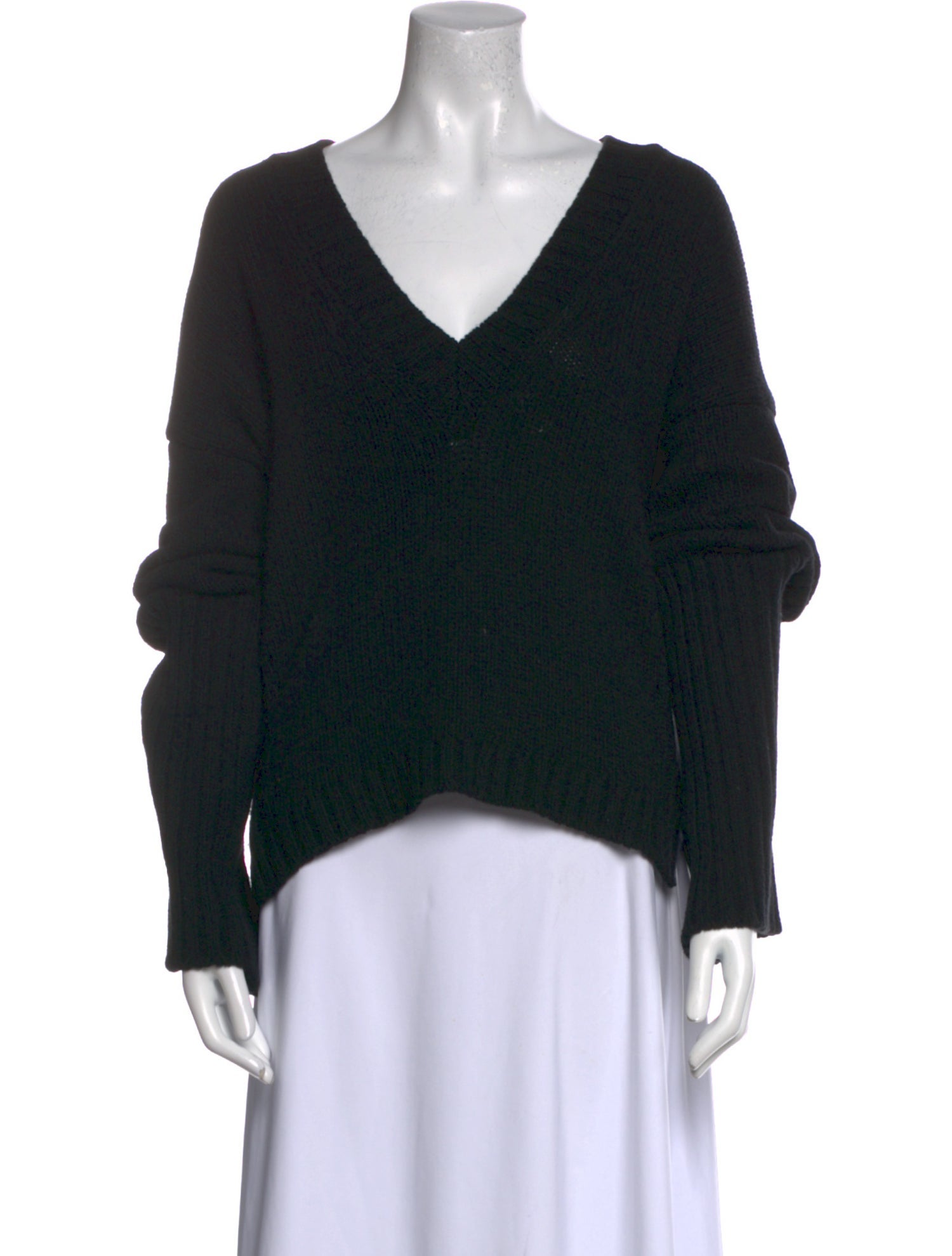 Goop G. Label Virgin Wool V-Neck Sweater