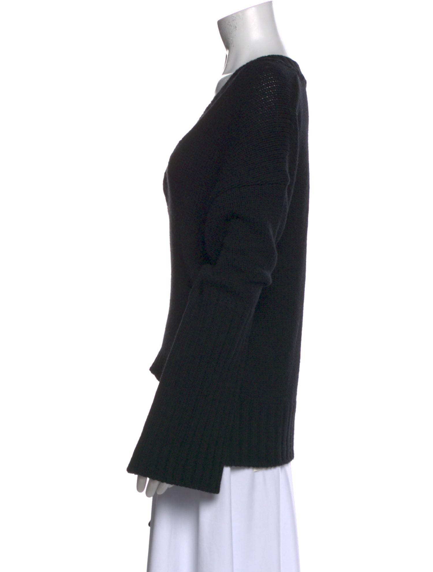 Goop G. Label Virgin Wool V-Neck Sweater