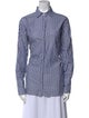 Goop G. Label Striped Long Sleeve Button-Up Top