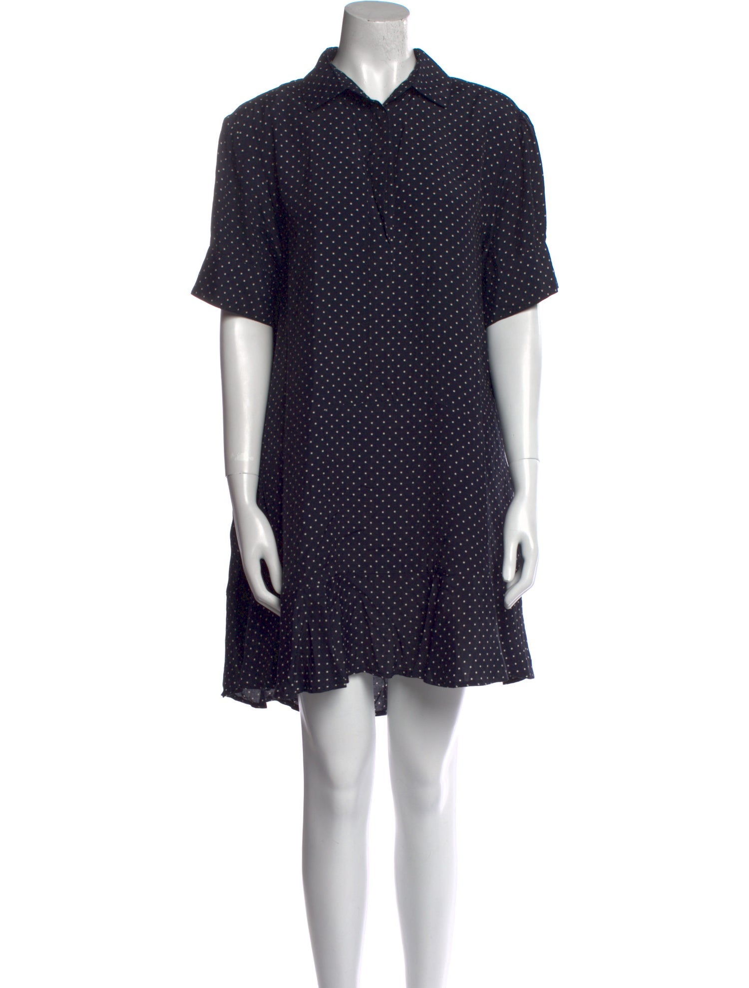 Goop G. Label Polka Dot Print Knee-Length Dress