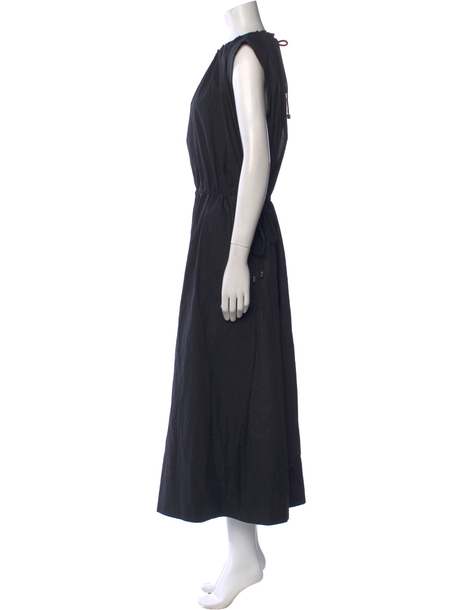 Goop G. Label Crew Neck Midi Length Dress