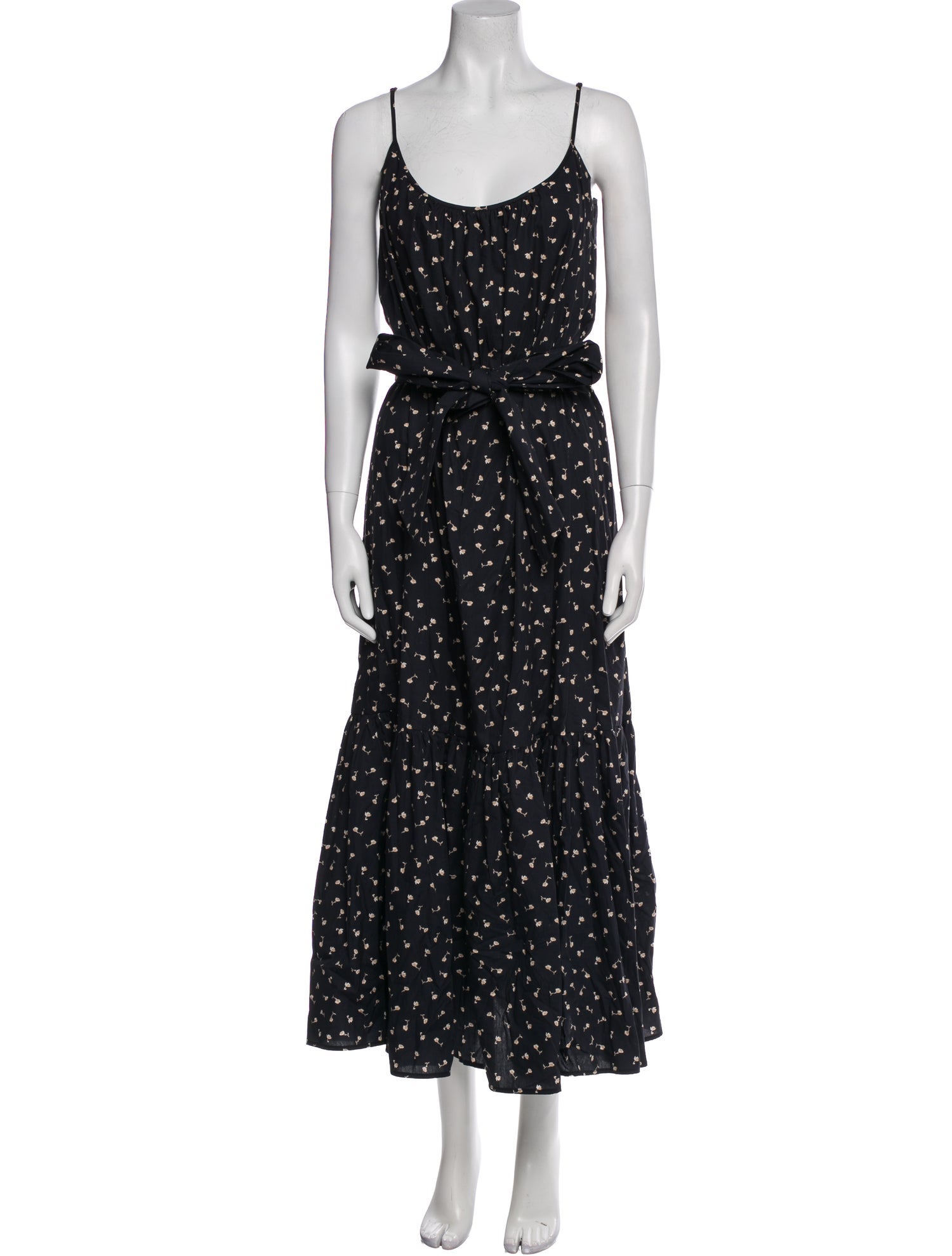 Goop G. Label Polka Dot Print Long Dress