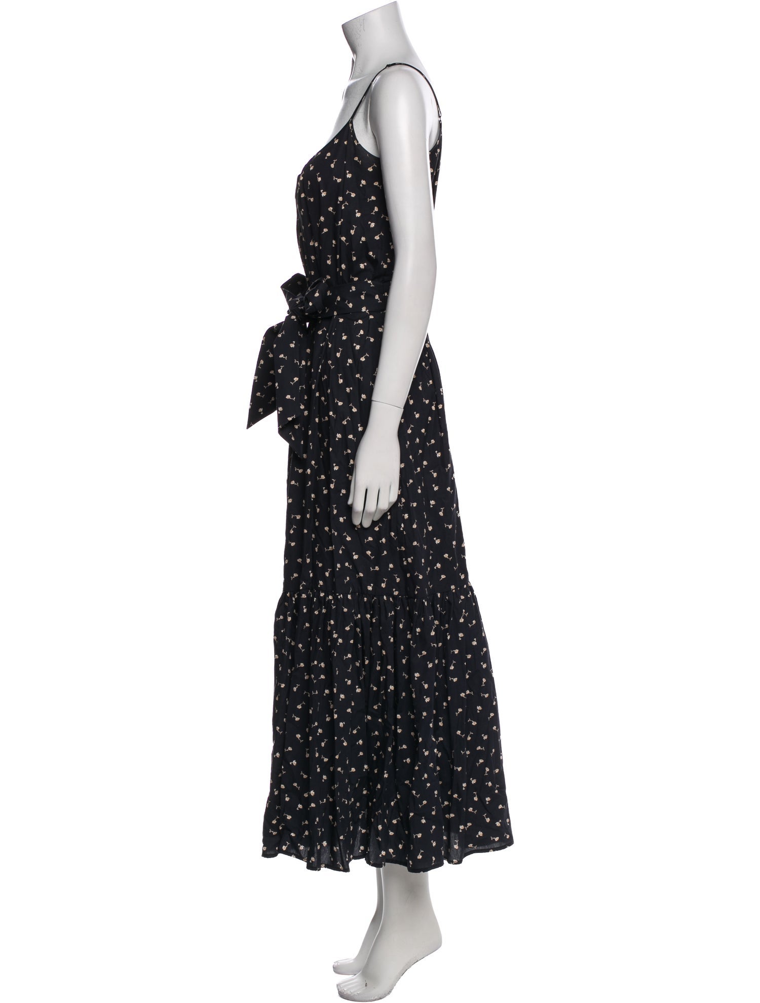 Goop G. Label Polka Dot Print Long Dress